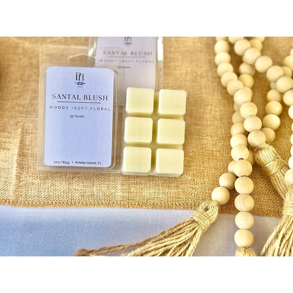 Santal Blush Wax Melts‎ Woody Soft Floral Scent 55 Hours